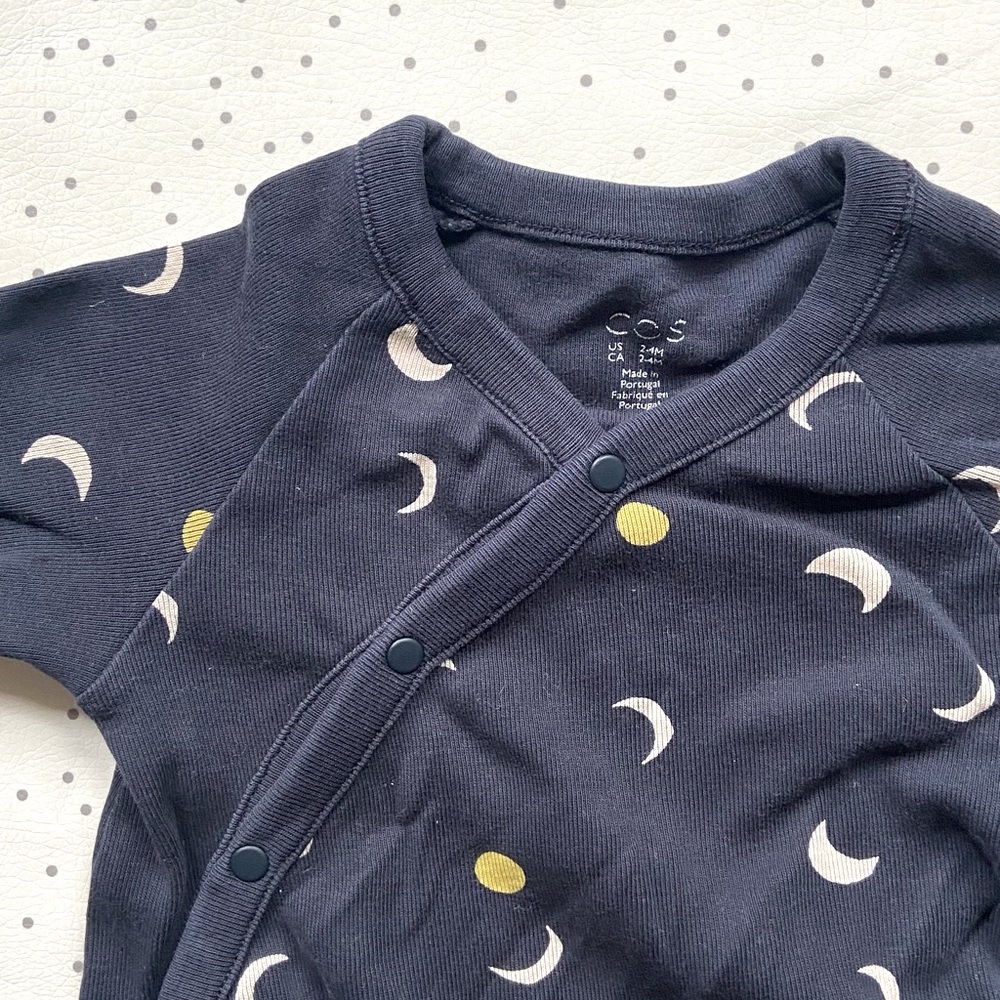 ORGANIC Cotton Moon onesie 🌙 🌚 🌝